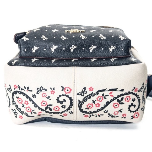 COACH Mini Charlie Backpack In Butterfly Print Thunder - Picture 6 of 15